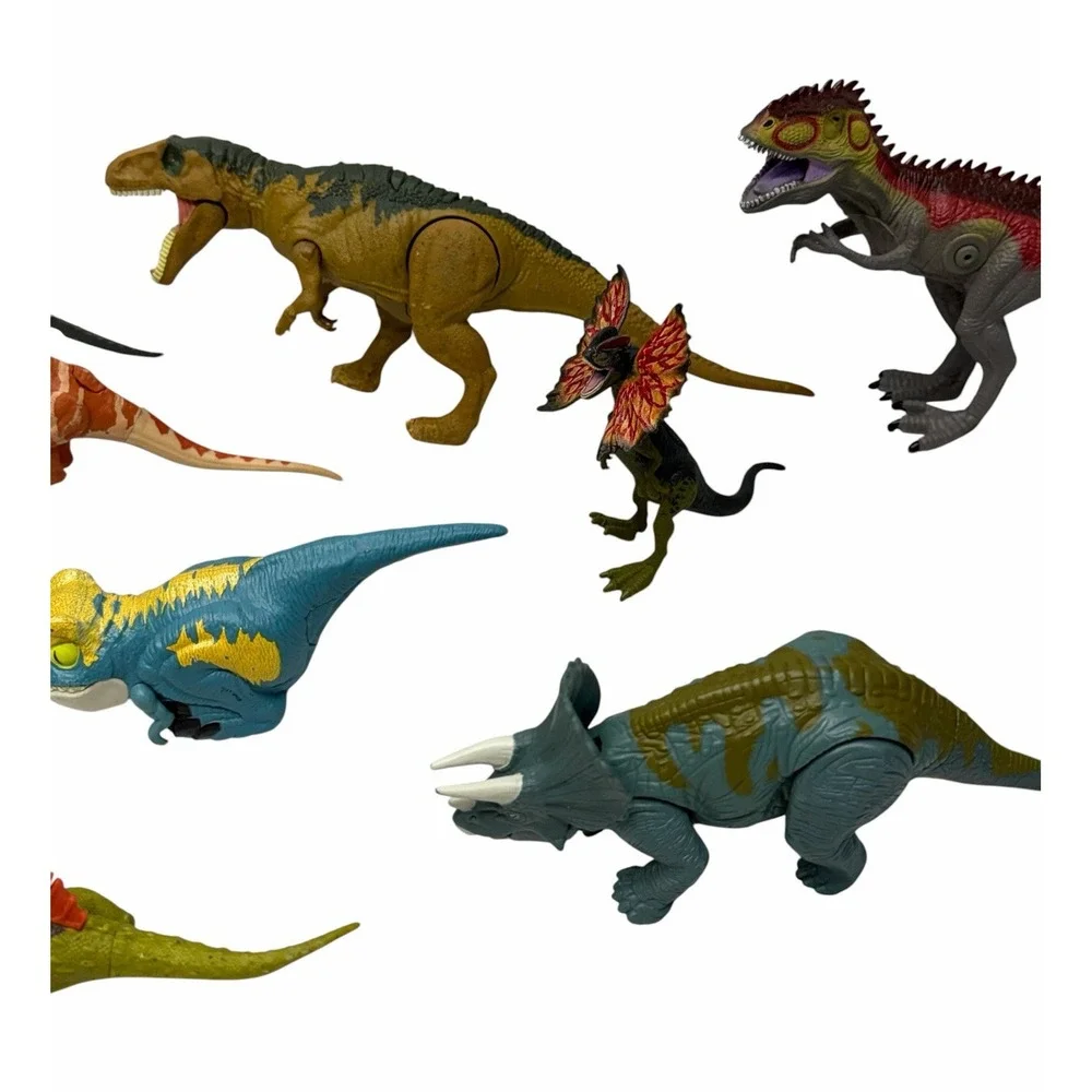 Jurassic World Jurassic Park Mixed Lot Of Dinosaurs Figure Toys 16 Total